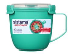 Sistema Sistema Microwave Hrnek na polévku a dušené pokrmy 900 ml, mátová