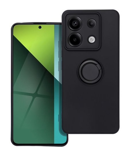 TopQ Kryt RING Xiaomi Redmi Note 13 Pro 5G černý 125339