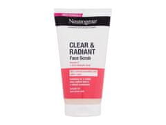 Neutrogena 150ml clear & radiant face scrub, peeling