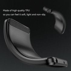 Techsuit Pouzdro Carbon Shield pro Xiaomi Redmi Note 14 Pro 4G/Poco F7 - Černá KP36542