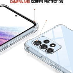 Techsuit Silikonové pouzdro se zesílenými hranami pro Xiaomi Poco C40 - Transparentní KP36569