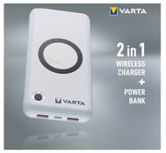 Varta Powerbanka Varta 20000mAh s bezdrátovým nabíjením Silver