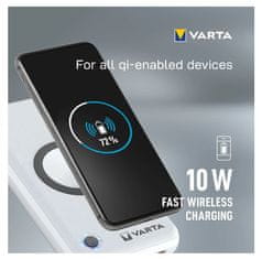 Varta Powerbanka Varta 20000mAh s bezdrátovým nabíjením Silver