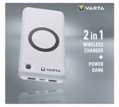 Varta Powerbanka Varta 15000mAh s bezdrátovým nabíjením Silver