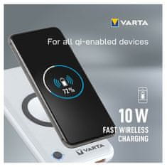 Varta Powerbanka Varta 15000mAh s bezdrátovým nabíjením Silver