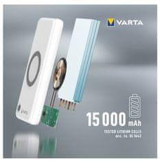 Varta Powerbanka Varta 15000mAh s bezdrátovým nabíjením Silver