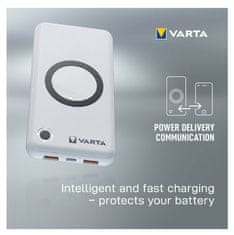 Varta Powerbanka Varta 15000mAh s bezdrátovým nabíjením Silver