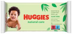 Huggies HUGGIES Single Natural Care Ubrousky vlhčené 56 ks