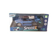 Alltoys Auto 1:20 s efektem kouře RC červené