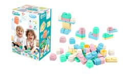 Mochtoys Stavebnice kostky silikonové Play&Squish 24 ks