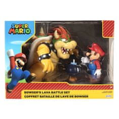 Jakks Pacific Hrací sada s pohyblivými postavičkami Mario a Bowser