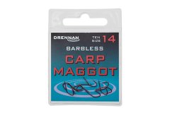 Drennan háčky bez protihrotu Carp Maggot Barbless vel. 18