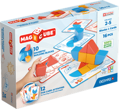 Geomag Magicube Blocks&Cards 16 dílků