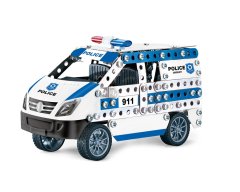 Alltoys Kovová stavebnice policejní auto 314 ks