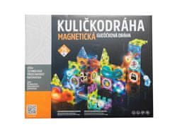 Alltoys Kuličkodráha magnetická se světlem 75ks