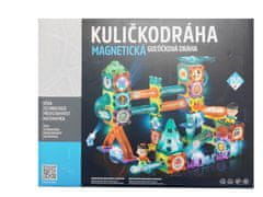 Alltoys Kuličkodráha magnetická se světlem 150ks