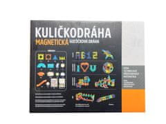 Alltoys Kuličkodráha magnetická se světlem 75ks