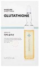 MISSHA Rozjasňující pleťová maska Mascure Glutathione (Sheet Mask) 27 ml