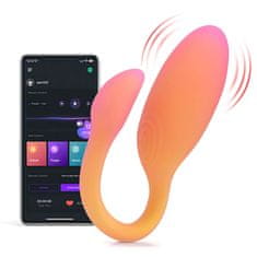 Magic Motion Magic Motion Flamingo Max Vibrating Bullet (Orange), vibrační vajíčko ovládané smartphonem