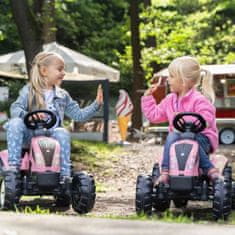 Falk FALK Traktor Country Star Pink pro pedály + přívěs a klakson na 2 roky.