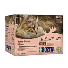 Bozita Cat kousky masa v želé, kapsička 85 g (12 pack)