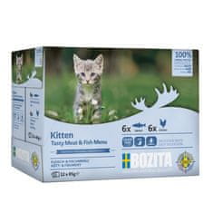 Bozita Cat Kitten kousky v omáčce s kuřecím, kapsička 85 g (12 pack)