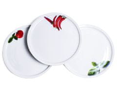 HIT Talíř na pizzu 31 cm porcelán Bazalka HT-27020531baza