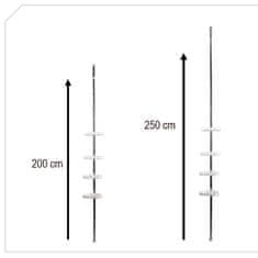 KIK KX3985 Koupelnová rohová police teleskopická sprcha 260cm