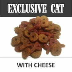 DELIKAN EXCLUSIVE CAT Cheese 400g Krmivo pro vnější a vnitřní kočky s příchutí sýra