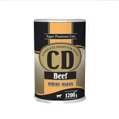 DELIKAN CD Beef 1200g hovězí konzerva ze 100% masa pro psy