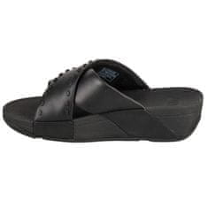 FitFlop Boty Lulu s gumovými cvočky Black velikost 41