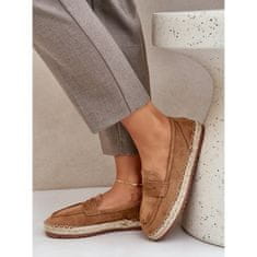 Dámské espadrilky s jutovým copem Camel velikost 40