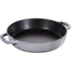 Staub Staub litinová pánev se dvěma držadly 26 cm, grafit 405117260