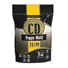 DELIKAN CD Puppy Maxi 33/19 3kg Kompletní superprémiové krmivo s drůbežím masem pro štěňata velkých plemen