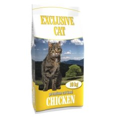 DELIKAN EXCLUSIVE CAT Chicken 10kg Krmivo pro vnější a vnitřní kočky s kuřecím masem