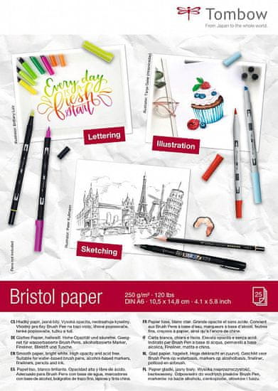 Tombow Kreslicí blok Bristol A6