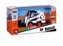 BBurago 10 cm Bobcat stroje (12ks - 4druhy)