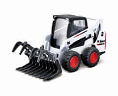 BBurago 10 cm Bobcat stroje (12ks - 4druhy)