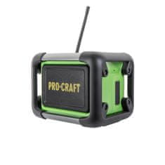 Procraft PJS20bb aku rádio DAB+, FM, Bluetooth 5.3, 80W 20 V bez aku