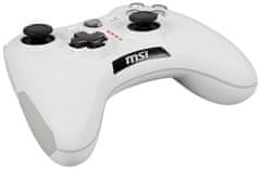 MSI gamepad FORCE GC20 V2 WHITE/ drátový/ OTG/ USB/ pro PC, PS3, Android