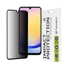 Techsuit ochranné Anti-Spy sklo pro Samsung Galaxy A25 5G - Černá KP36630