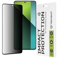 Techsuit ochranné Anti-Spy sklo pro Xiaomi Redmi Note 13 Pro 5G/Poco X6 - Černá KP36613