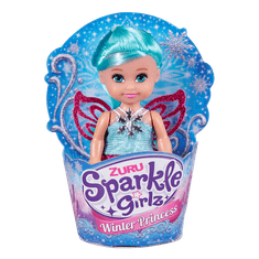 Alltoys Princezna zimní Sparkle Girlz malá v kornoutku