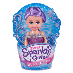 Alltoys Princezna zimní Sparkle Girlz malá v kornoutku