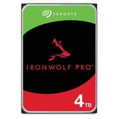 Seagate IronWolf PRO, NAS HDD, 4TB, 3.5", SATAIII, 256MB cache, 7.200RPM