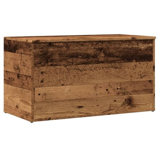 Vidaxl Úložná truhla old wood 84 x 42 x 46 cm kompozitní dřevo