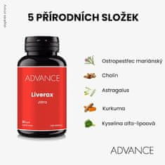 Advance nutraceutics Liverax 60 kapslí