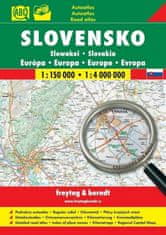 Slovensko 1:150T/autoatlas A4 spirála