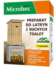 BROS Složení Microbec ultra pro latríny a suché záchody 4x30g