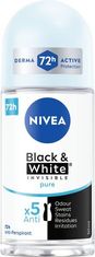 Nivea Kuličkový antiperspirant Invisible For Black & White Pure 50 ml